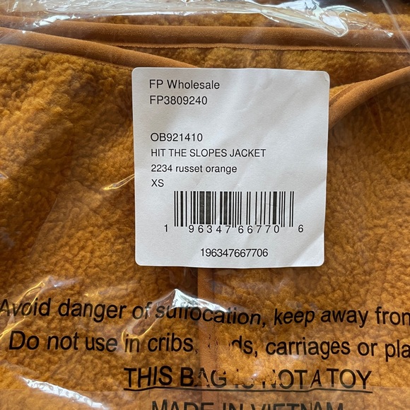 NEW Free People Hit The Slopes Fleece Jacket - Picture 11 of 16